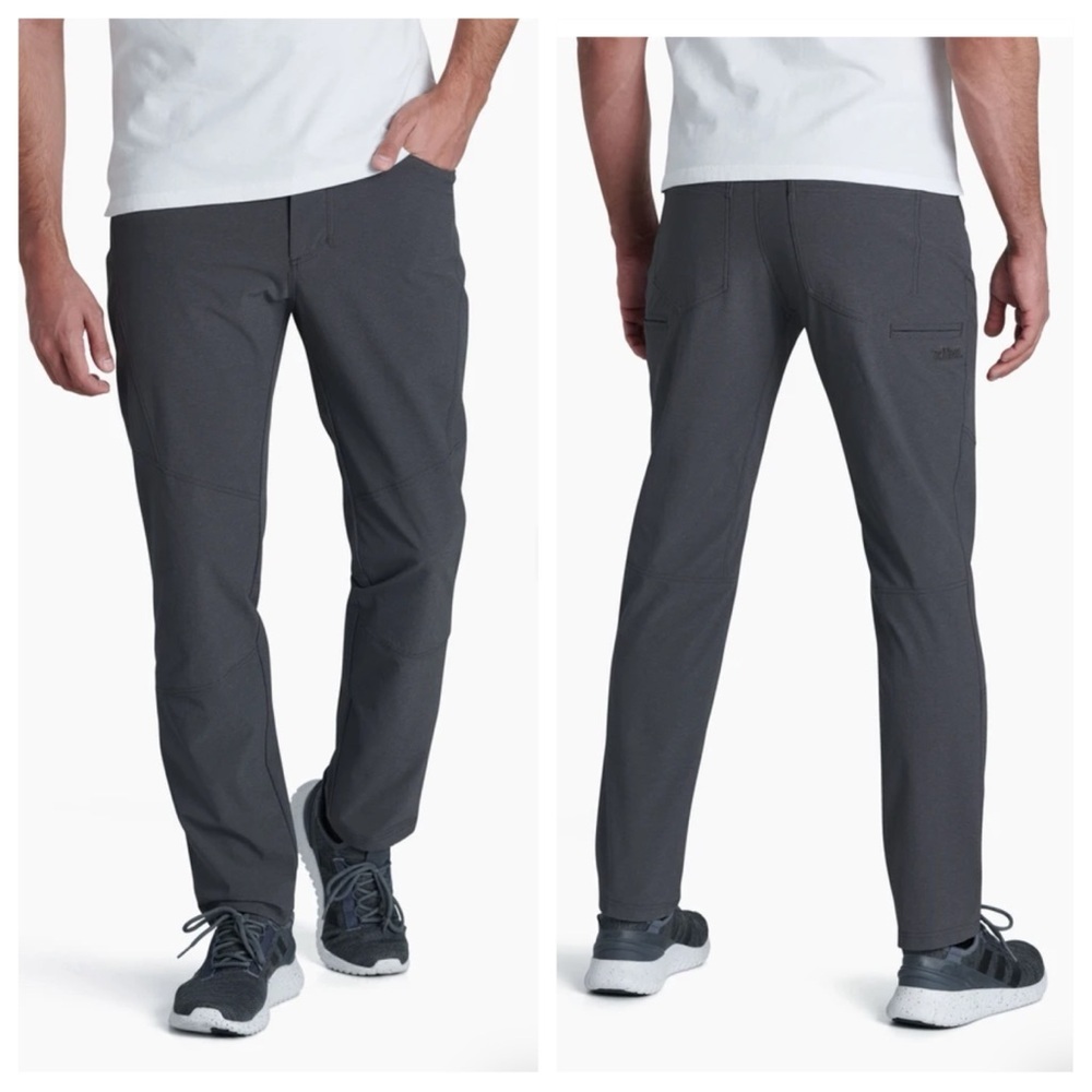 KUHL Deceptr Pants Men's 30x32 Carbon Grey Hiking Outdoor UPF 50+ Stretch Slim